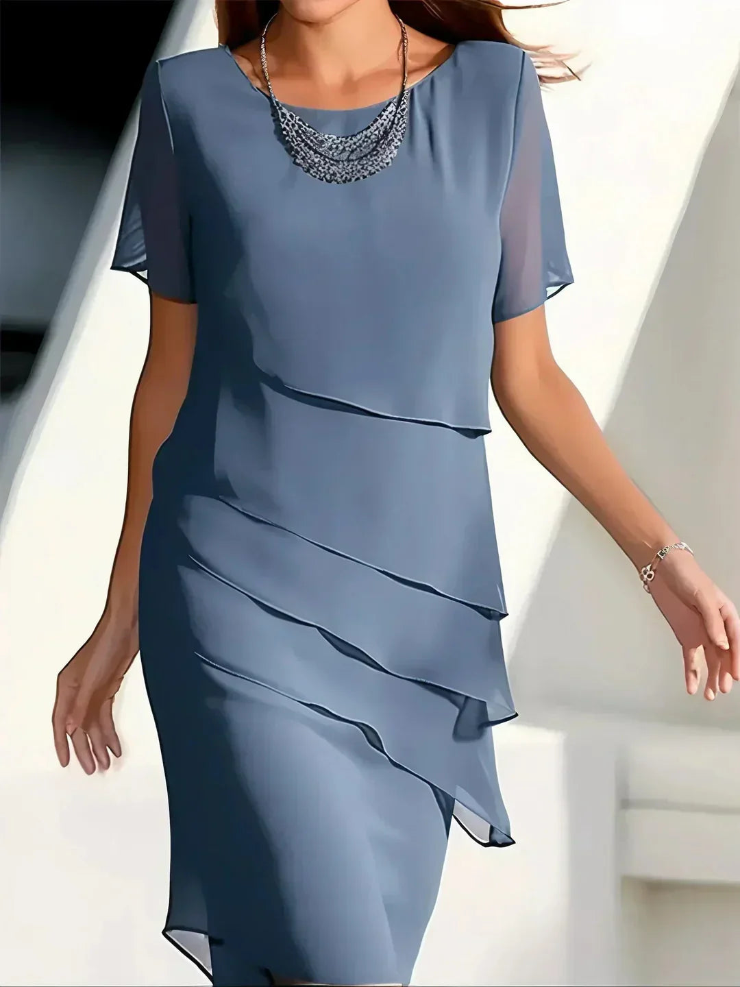 Chloé™ - Robe Longue Élégante et Confortable