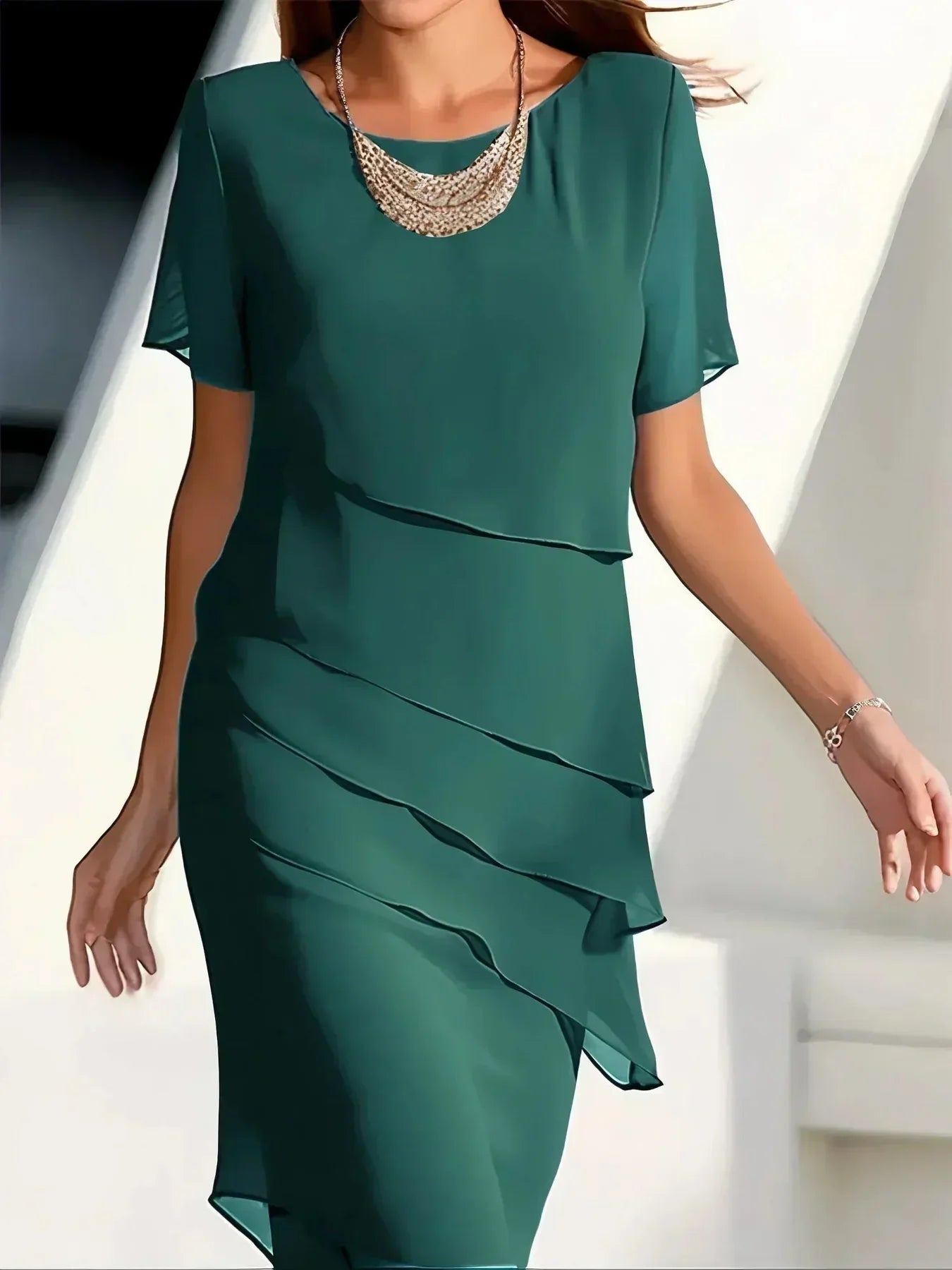 Chloé™ - Robe Longue Élégante et Confortable