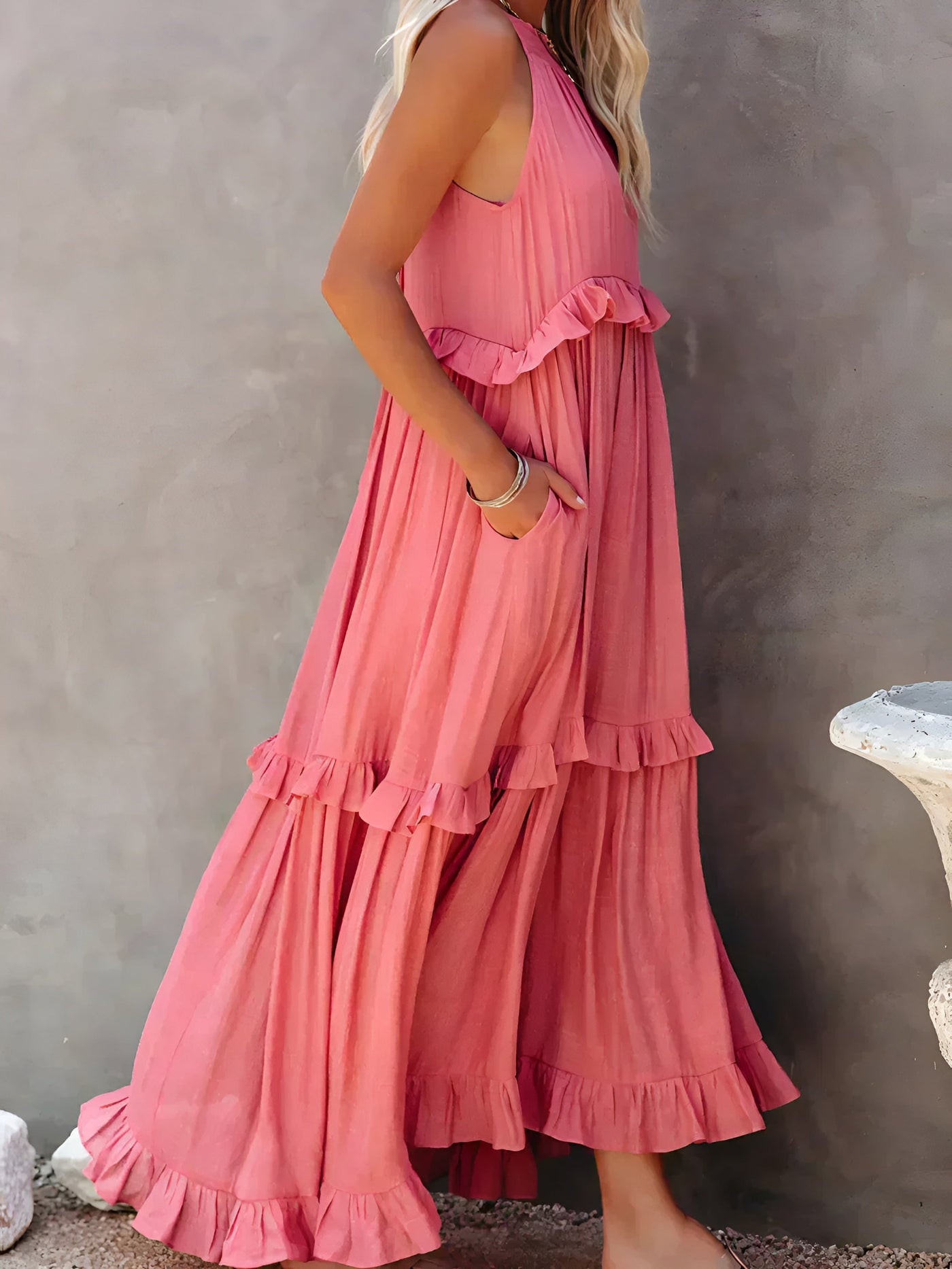 Chloé™ - Robe Longue Élégante et Confortable