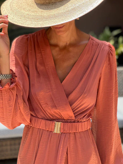 Chloé™ - Robe Longue Élégante et Confortable