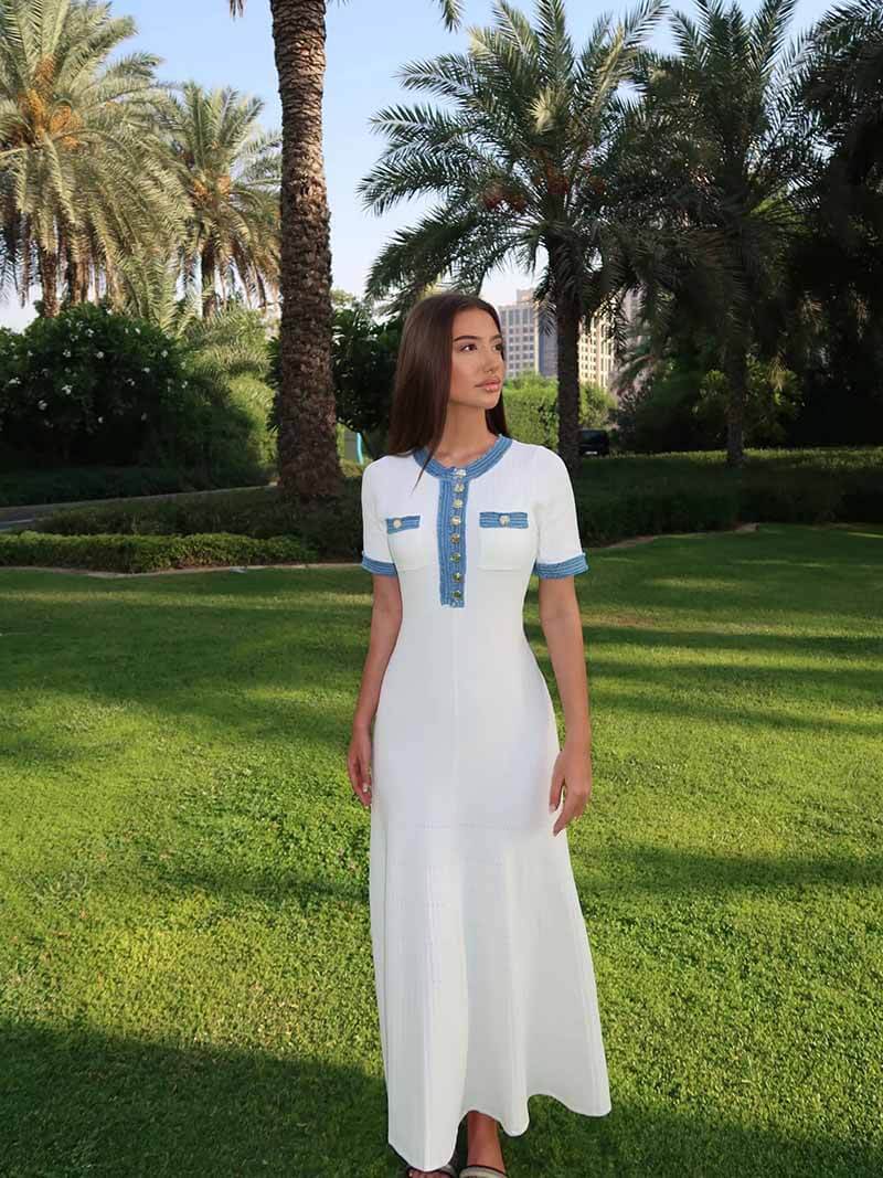 Chloé™ - Robe Longue Été Élégante Grande Taille