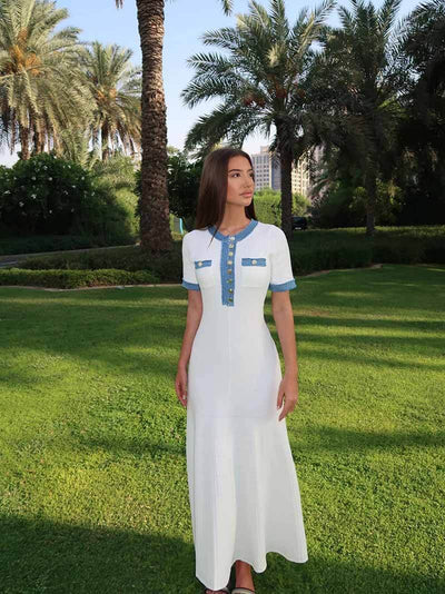 Chloé™ - Robe Longue Été Élégante Grande Taille