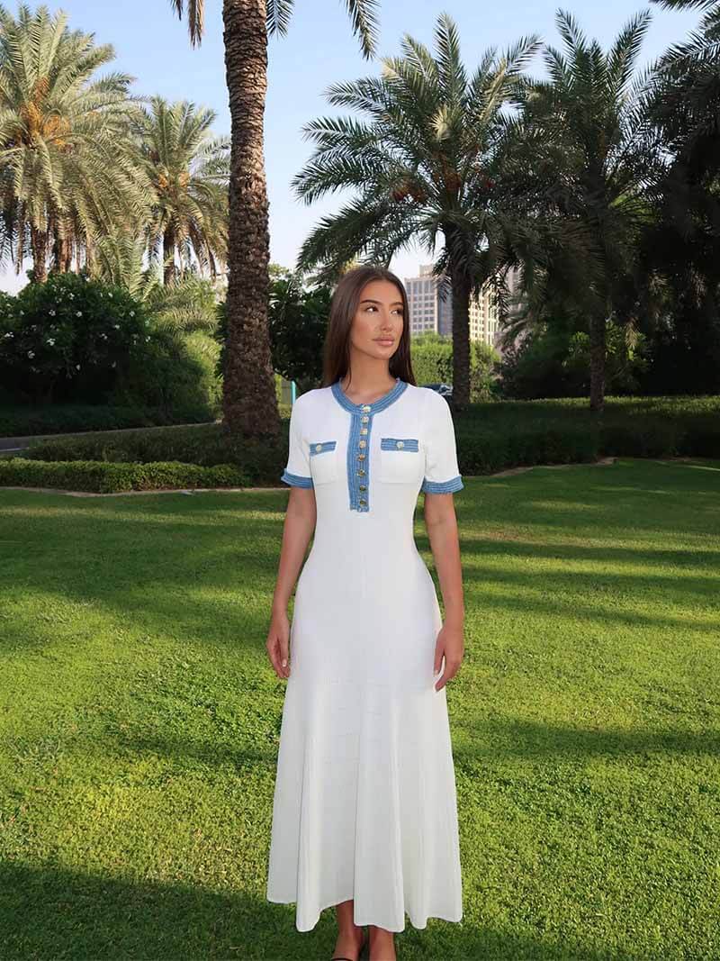 Chloé™ - Robe Longue Été Élégante Grande Taille