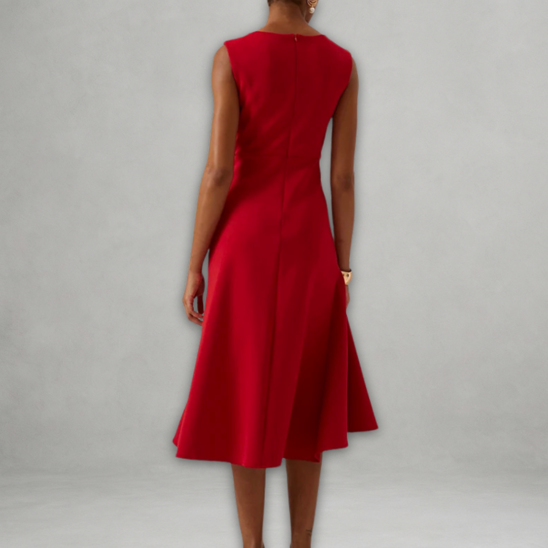 Chloé™ - Robe Midi Femme Confortable et Élégante