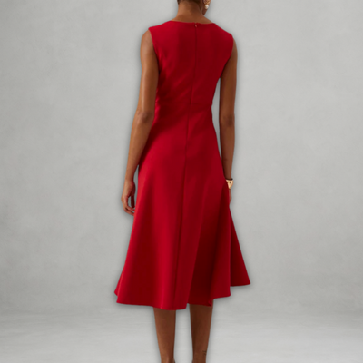 Chloé™ - Robe Midi Femme Confortable et Élégante