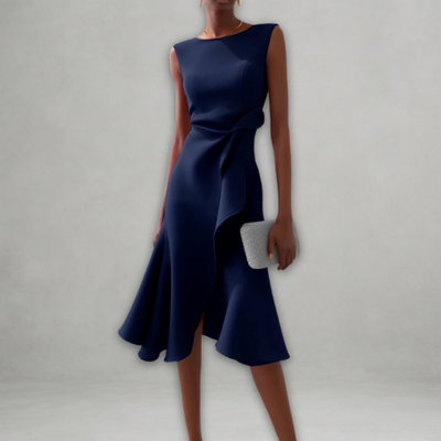 Chloé™ - Robe Midi Femme Confortable et Élégante
