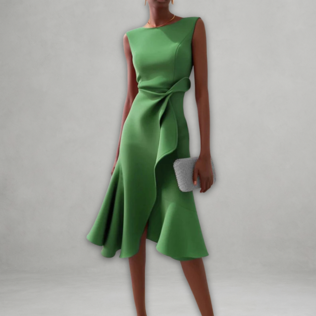 Chloé™ - Robe Midi Femme Confortable et Élégante