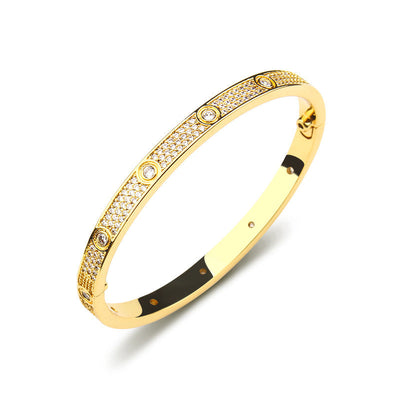 Chloé ™ - Bracelet Femme Élégance Or 18K