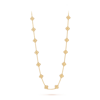 Chloé ™ - Collier Floral En Or Élégant