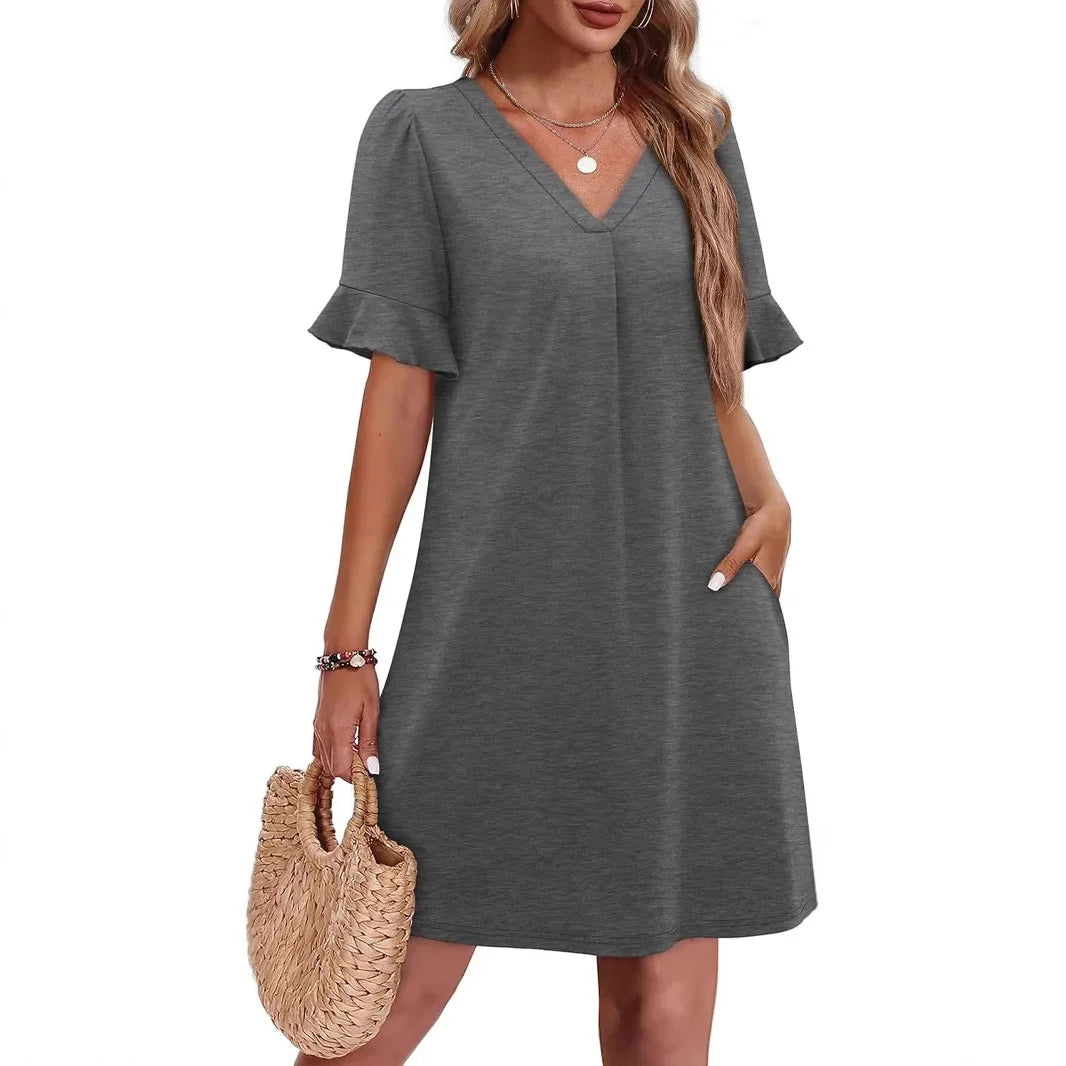 Chloé ™ - Robe D'été Chic Avec Poches