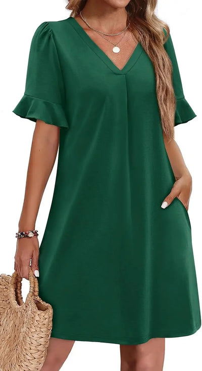 Chloé ™ - Robe D'été Chic Avec Poches