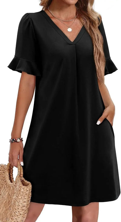 Chloé ™ - Robe D'été Chic Avec Poches