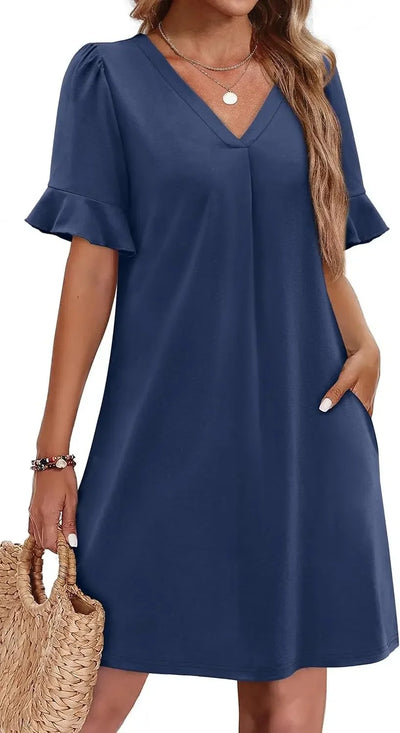 Chloé ™ - Robe D'été Chic Avec Poches