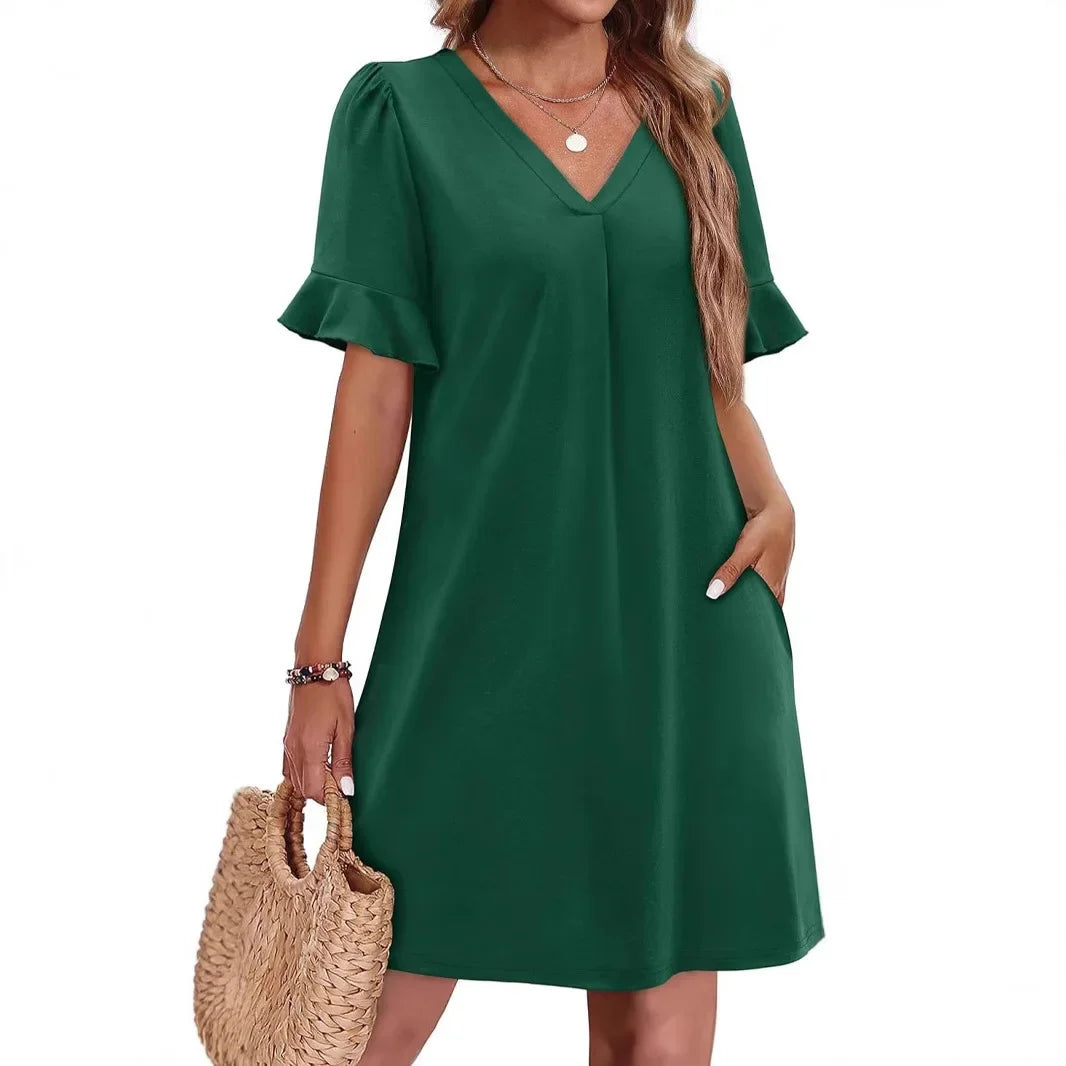 Chloé ™ - Robe D'été Chic Avec Poches