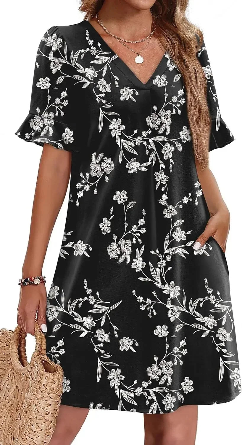 Chloé ™ - Robe D'été Chic Avec Poches