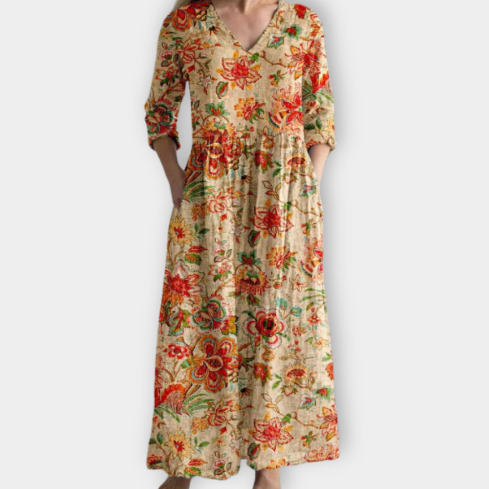 Chloé ™ - Robe Longue Bohème Confort Été