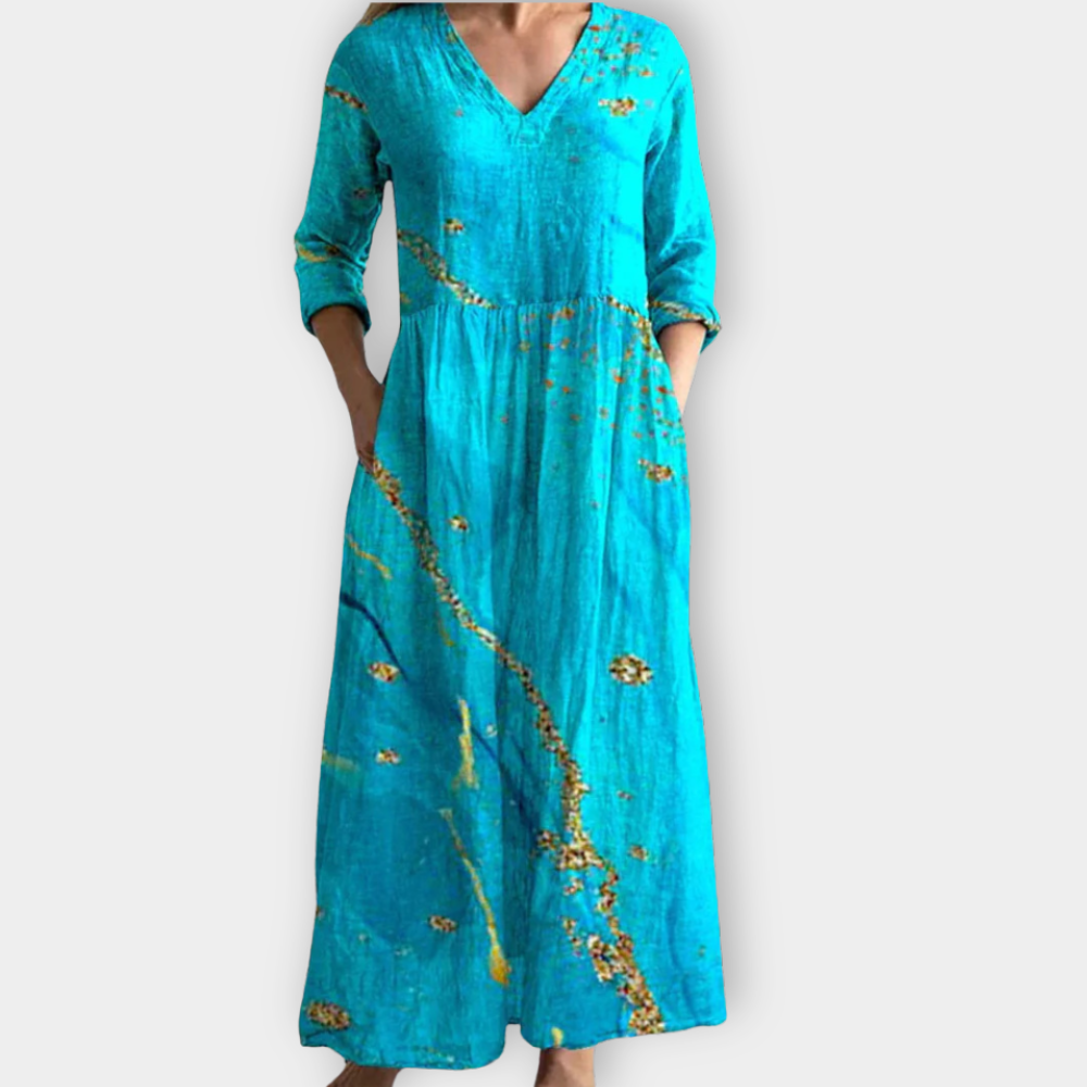 Chloé ™ - Robe Longue Fleurie Été Bohème