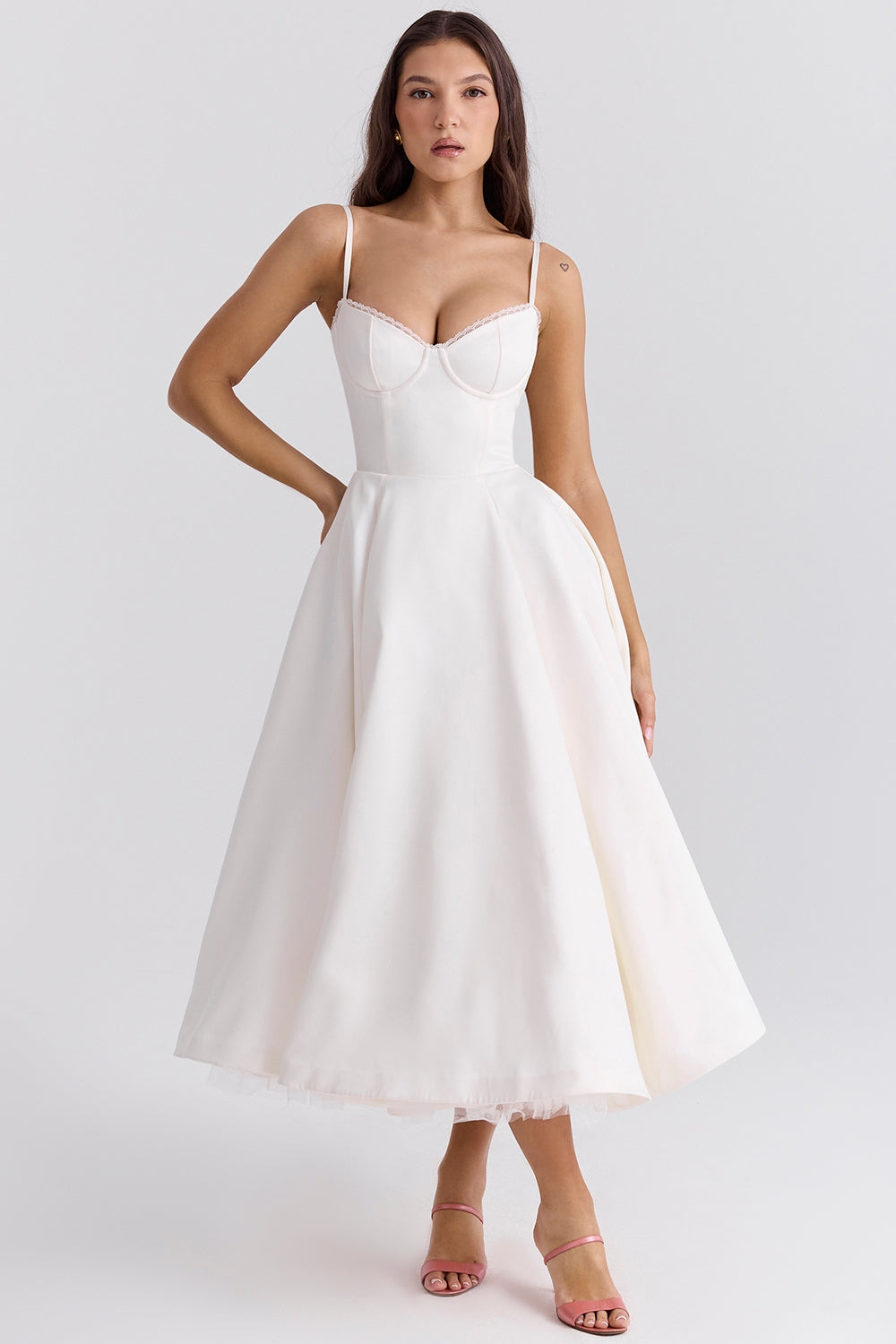 Chloé™ — Robe Midi Femme Élégante avec Poches