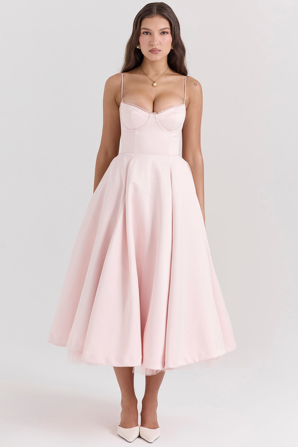 Chloé™ — Robe Midi Femme Élégante avec Poches
