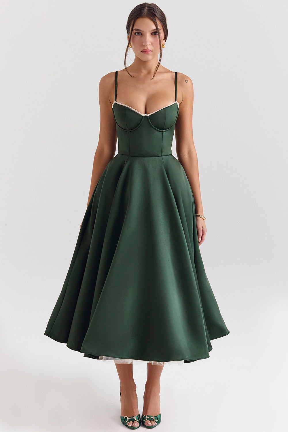 Chloé™ — Robe Midi Femme Élégante avec Poches