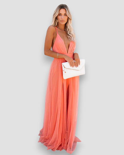 Chloé ™ — Robe Longue Élégante et Confortable