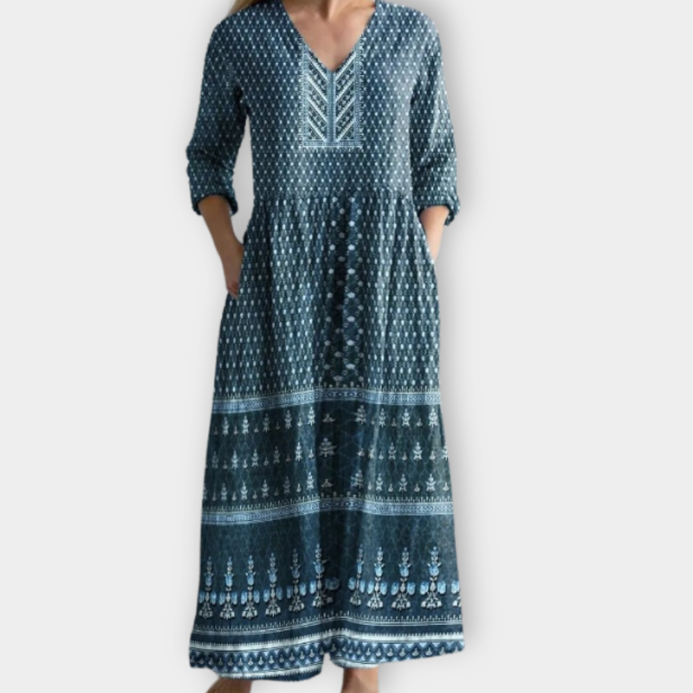 Chloé ™ — Robe Longue Fleurie Été Élégante