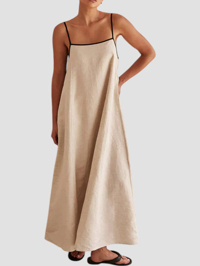 Clara™ - Robe Longue Élégante en Lin Confortable