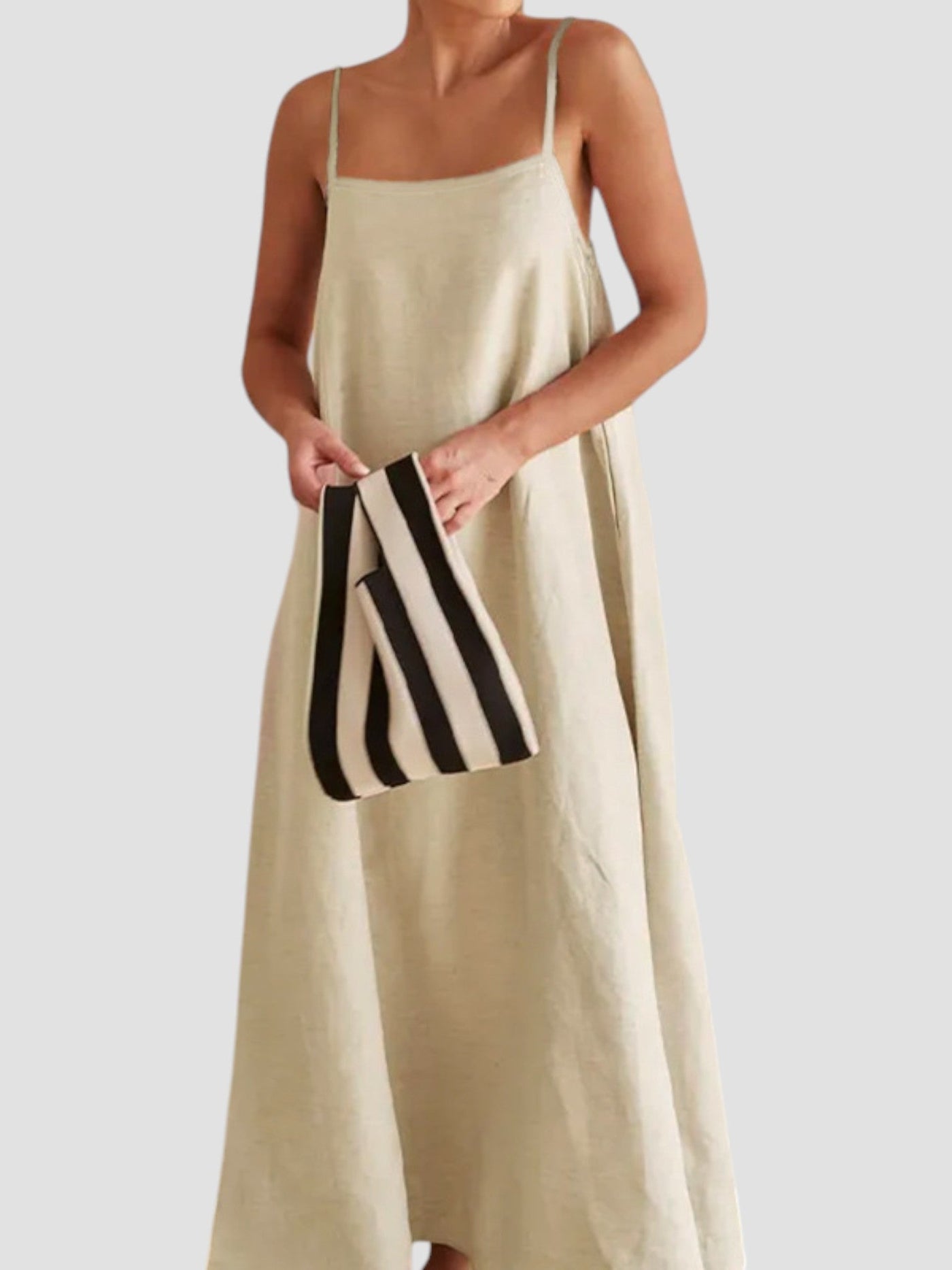 Clara™ - Robe Longue Élégante en Lin Confortable