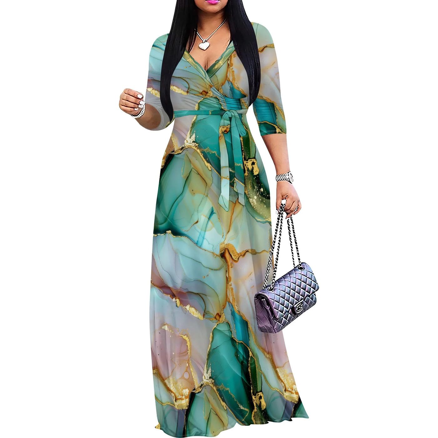 Charlotte™ - Robe Longue Été Élégante Grande Taille