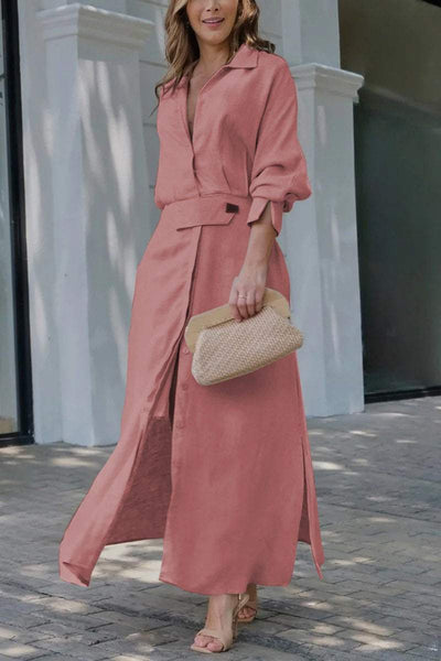 Clara ™ - Robe Longue Été Confortable en Lin
