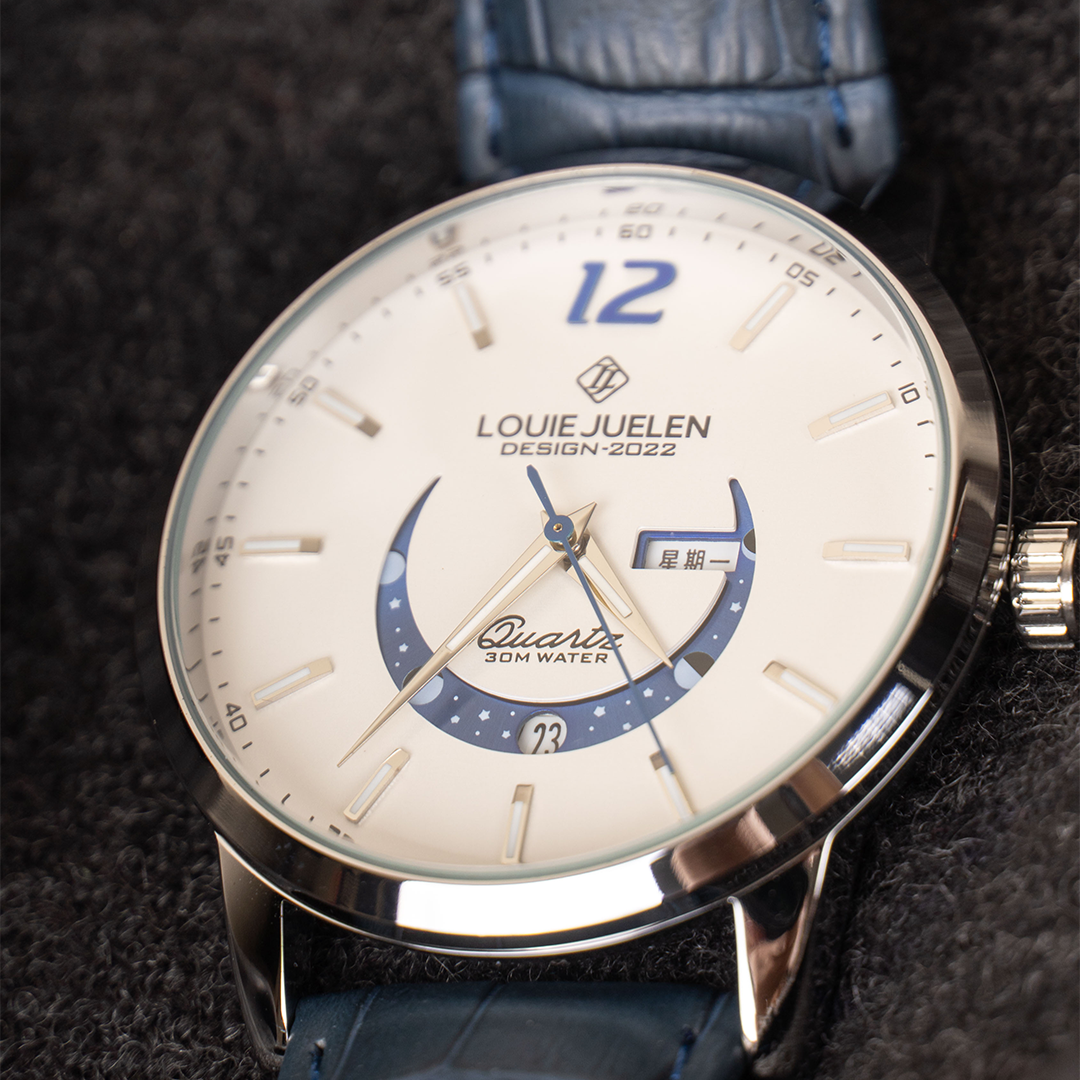 Lucas™ - Montre Homme Élégante Avec Phase de Lune Durable