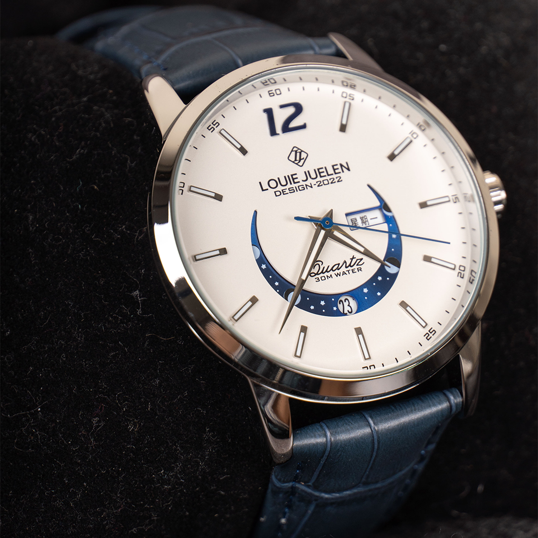Lucas™ - Montre Homme Élégante Avec Phase de Lune Durable