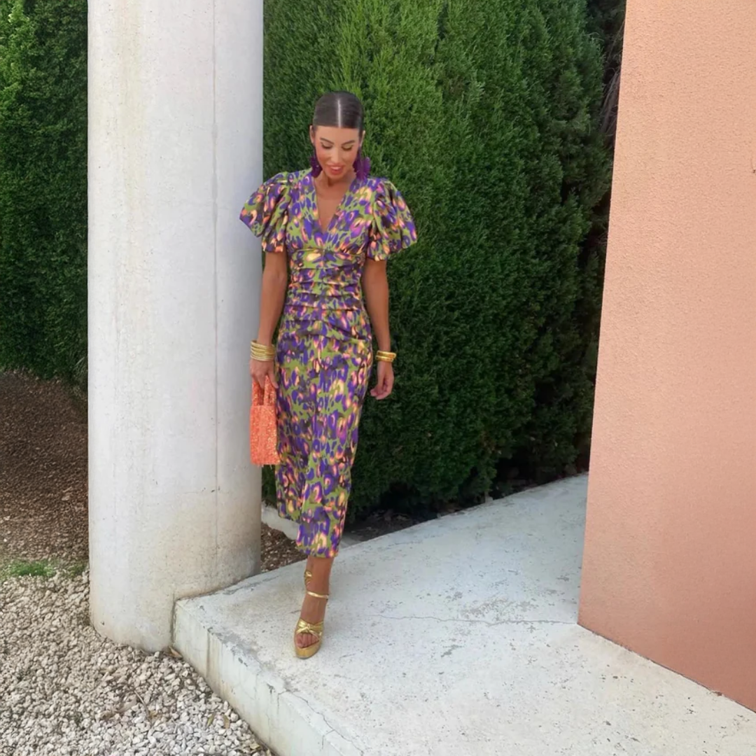 Danuta ™ — Robe de Soirée Colorée Élégante