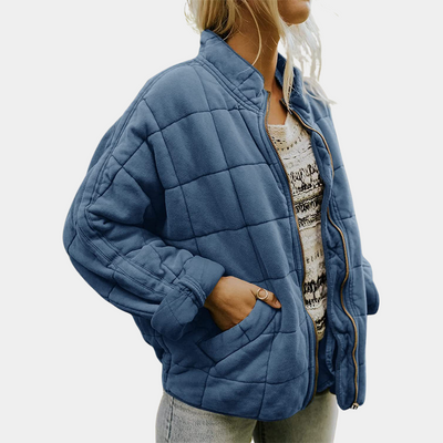 Delphine™ — Blazer Noir Élégant et Confortable