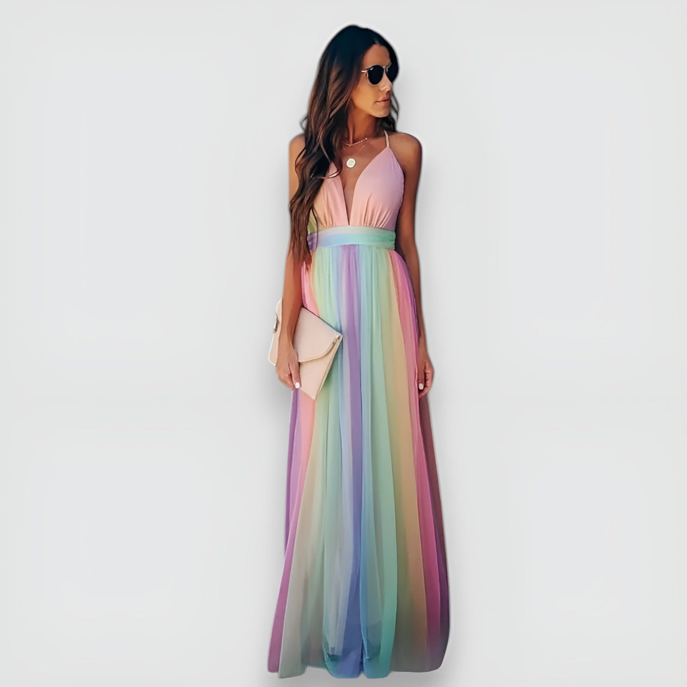 Élise™ - Robe Longue Femme Élégante et Confortable
