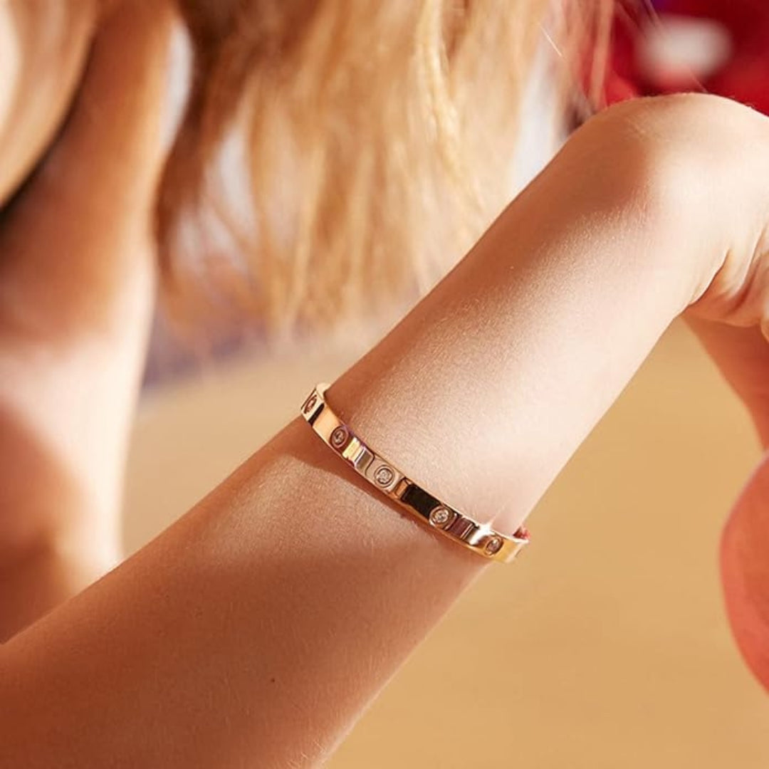 Élodie ™ - Bracelet Éternité Zirconia Hypoallergénique