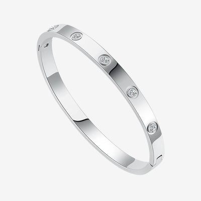 Élodie ™ - Bracelet Éternité Zirconia Hypoallergénique