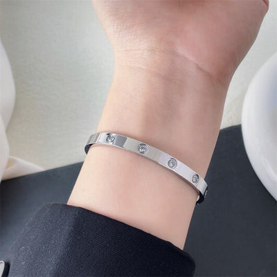 Élodie ™ - Bracelet Éternité Zirconia Hypoallergénique