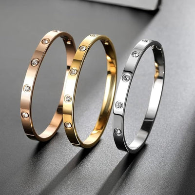 Élodie ™ - Bracelet Éternité Zirconia Hypoallergénique