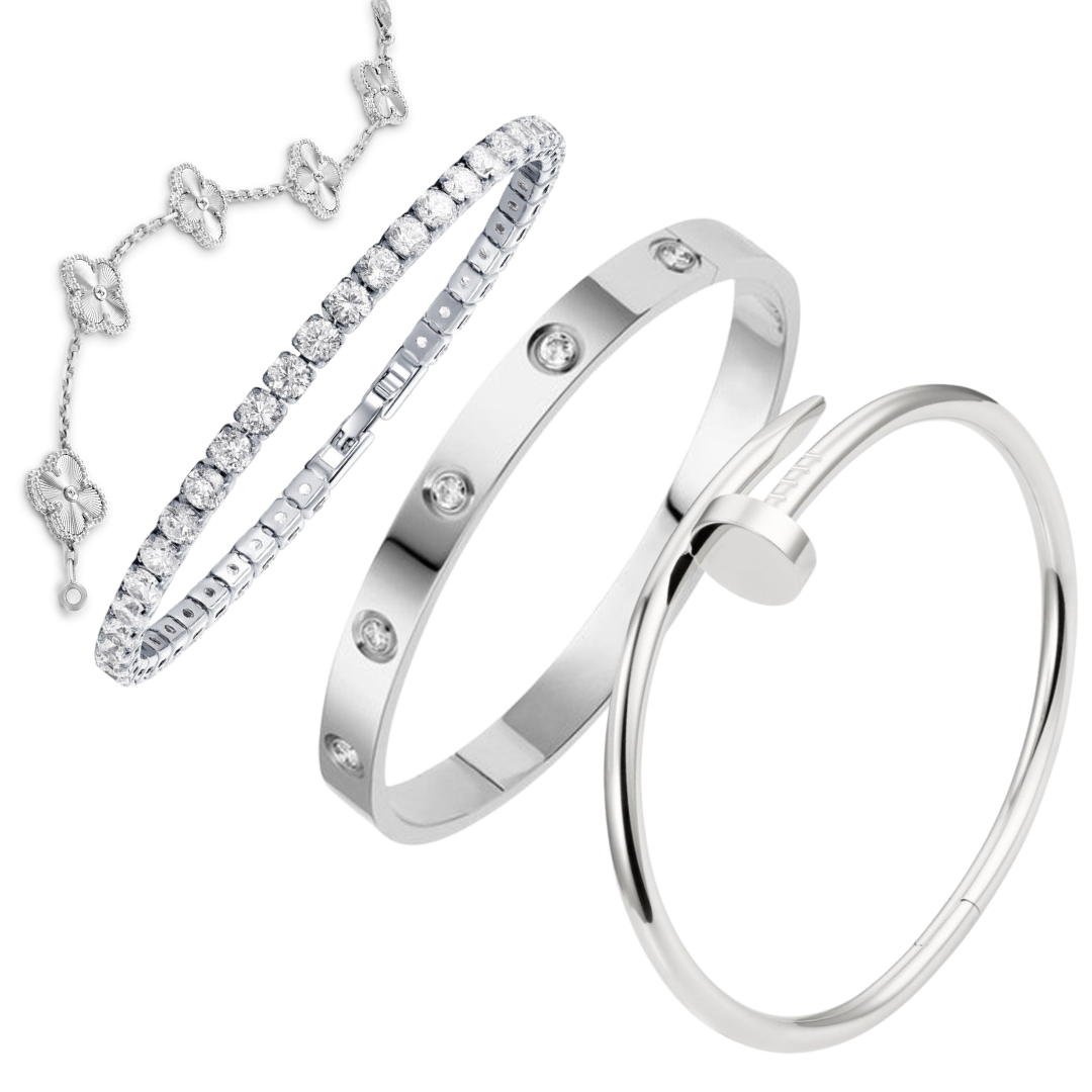 Élodie ™ - Bracelet Femme Élégant en Acier Inoxydable