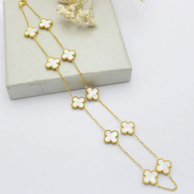 Élodie ™ - Collier Floral Hypoallergénique en Acier Inoxydable