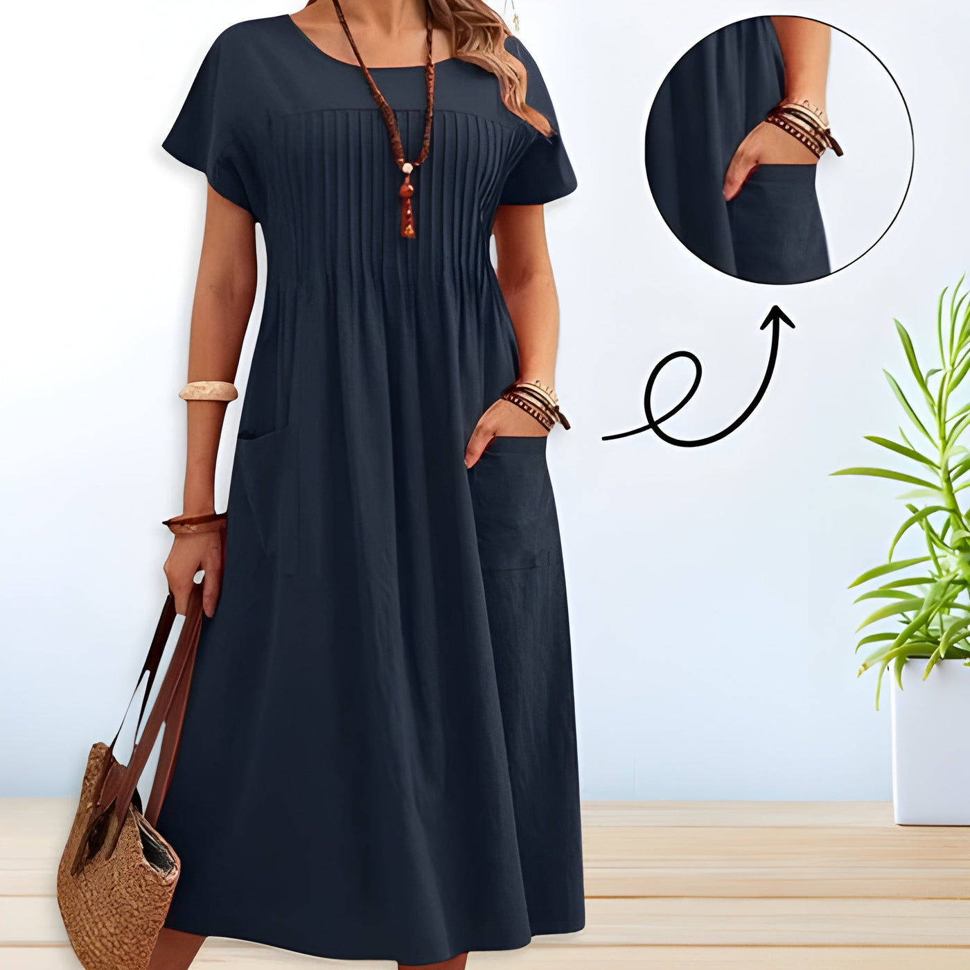 Élodie™ | Robe Longue Femme Élégante et Confortable