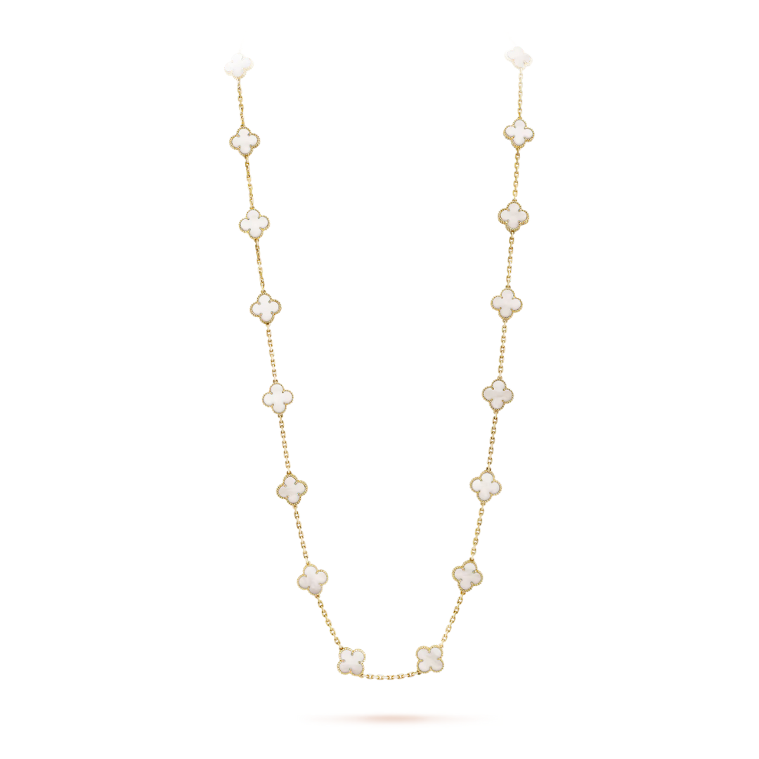 Élodie ™ — Collier Femme Trèfle Floral Élégance
