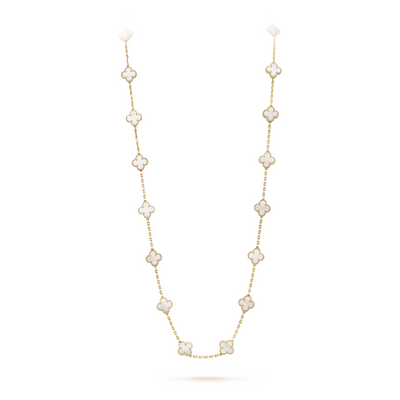 Élodie ™ — Collier Femme Trèfle Floral Élégance