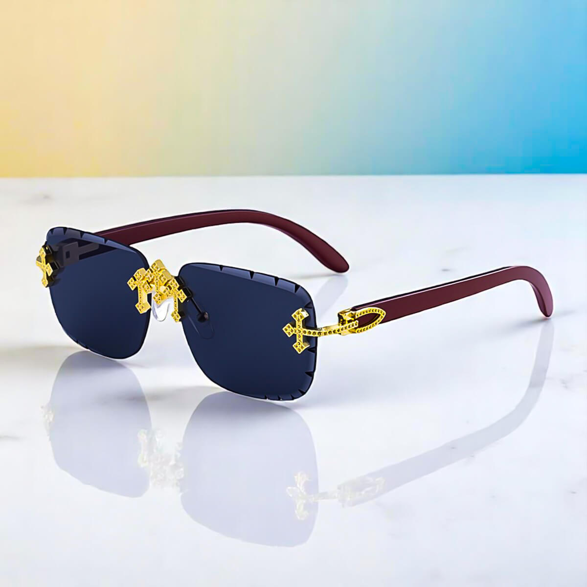 Émile ™ - Lunettes de soleil rétro sans monture