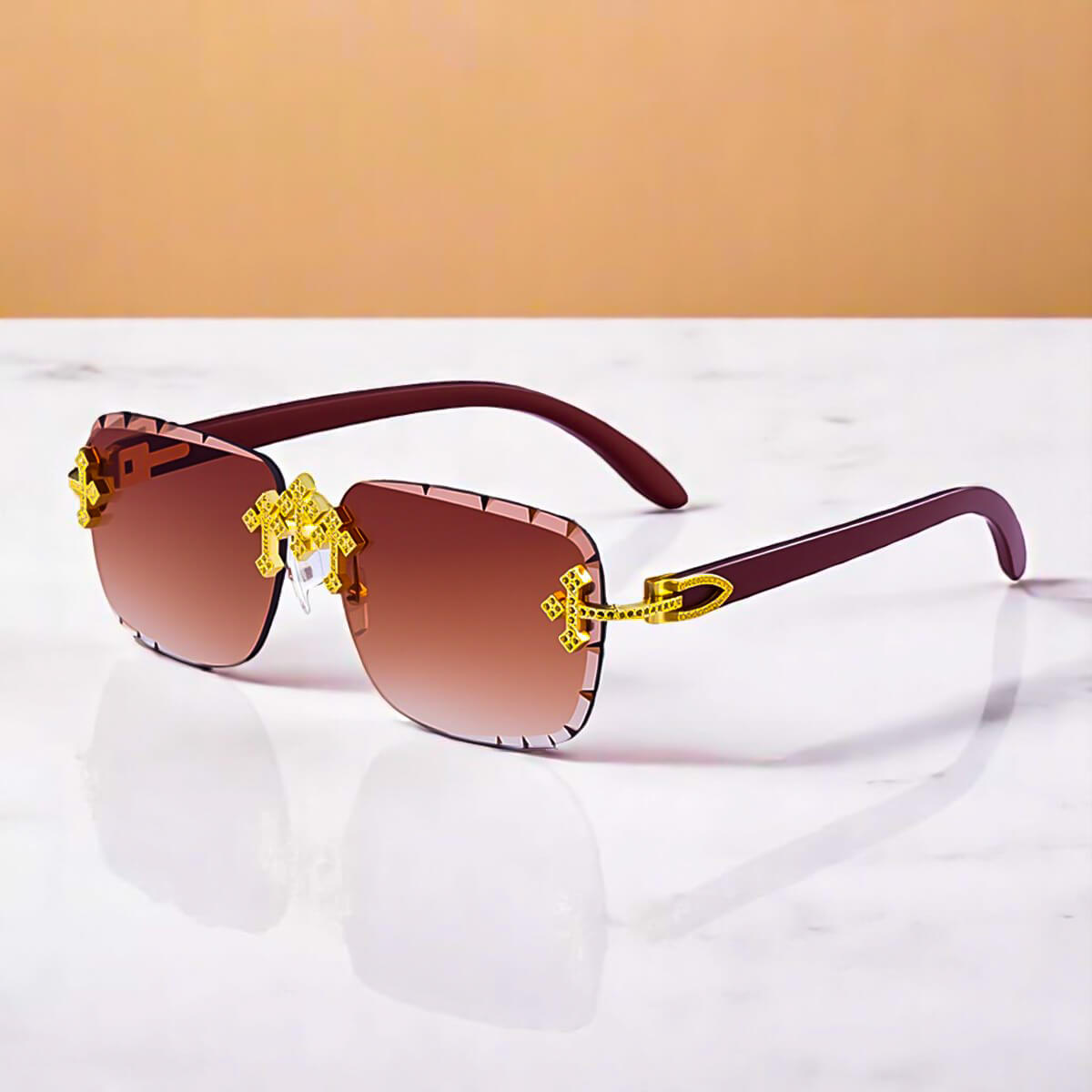 Émile ™ - Lunettes de soleil rétro sans monture