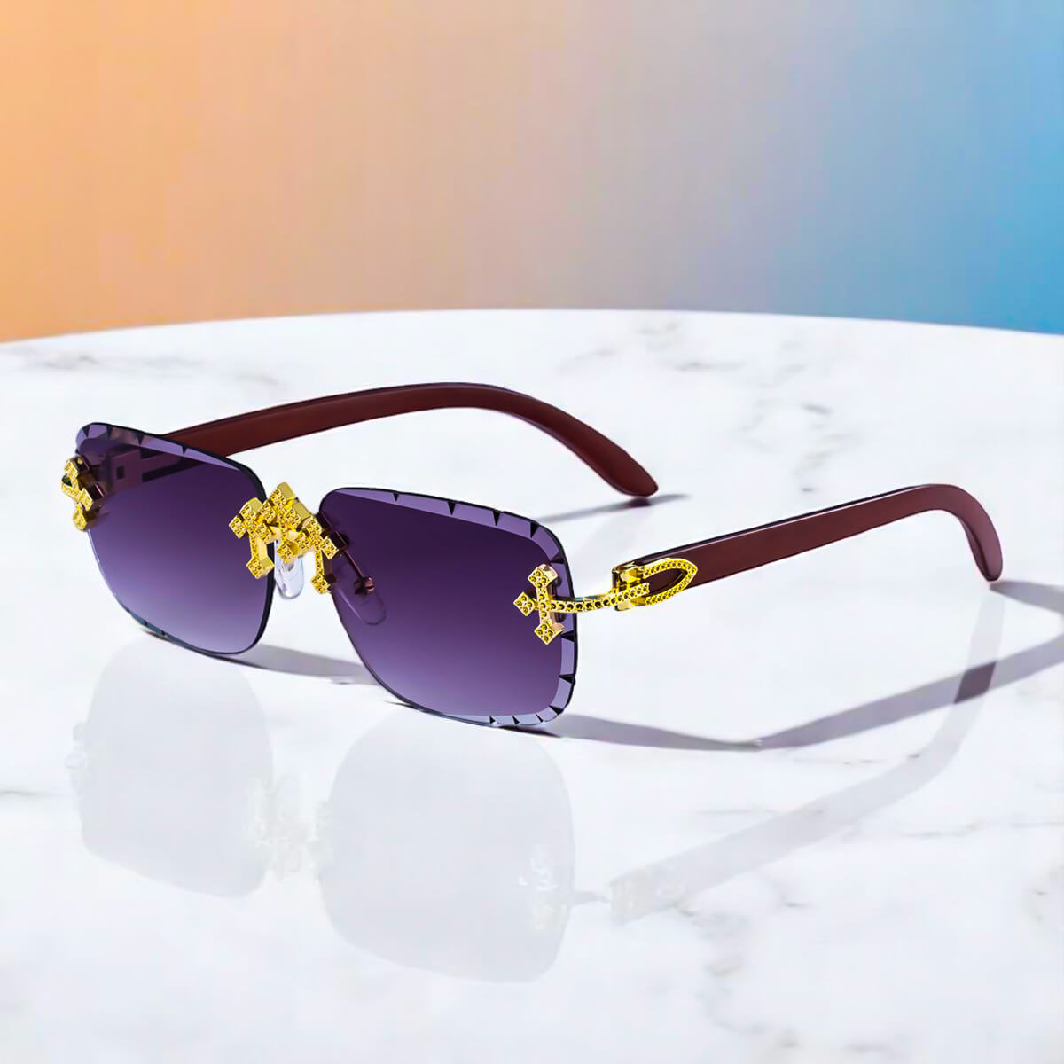Émile ™ - Lunettes de soleil rétro sans monture