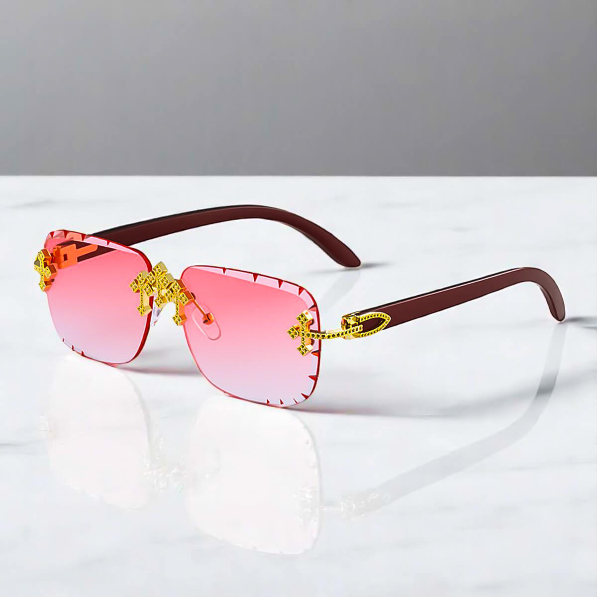 Émile ™ - Lunettes de soleil rétro sans monture