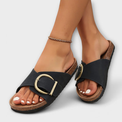 Émilie™ - Sandales Femme Confortables en Liège
