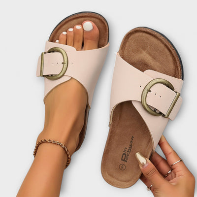 Émilie™ - Sandales Femme Confortables en Liège